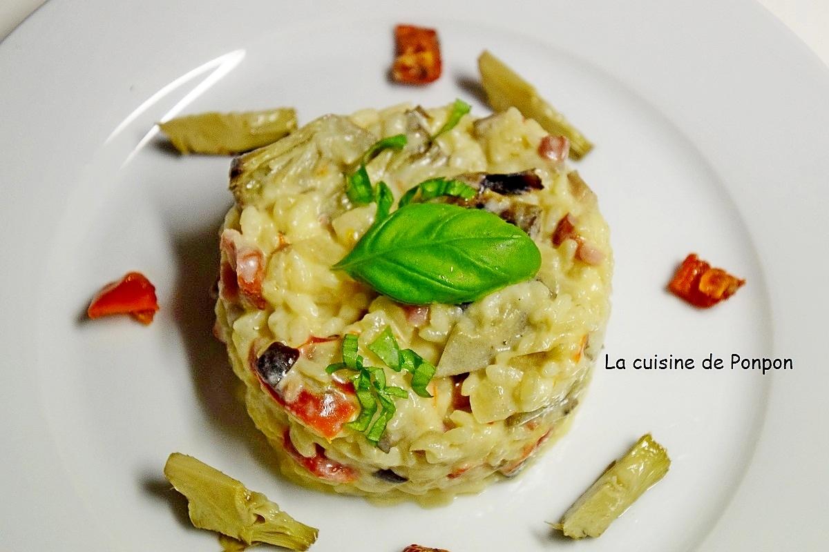 recette Risotto aux légumes confits