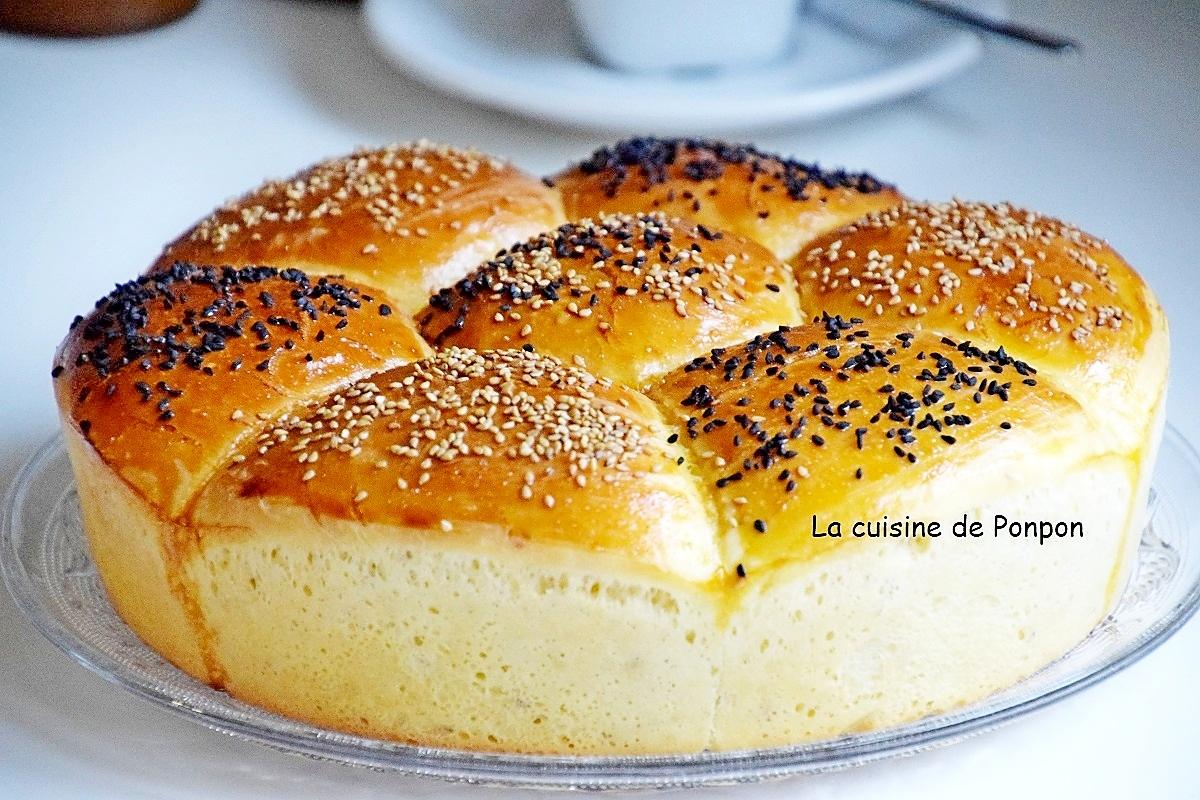 recette Pain de Radia aux graines de sésame dorées et noires