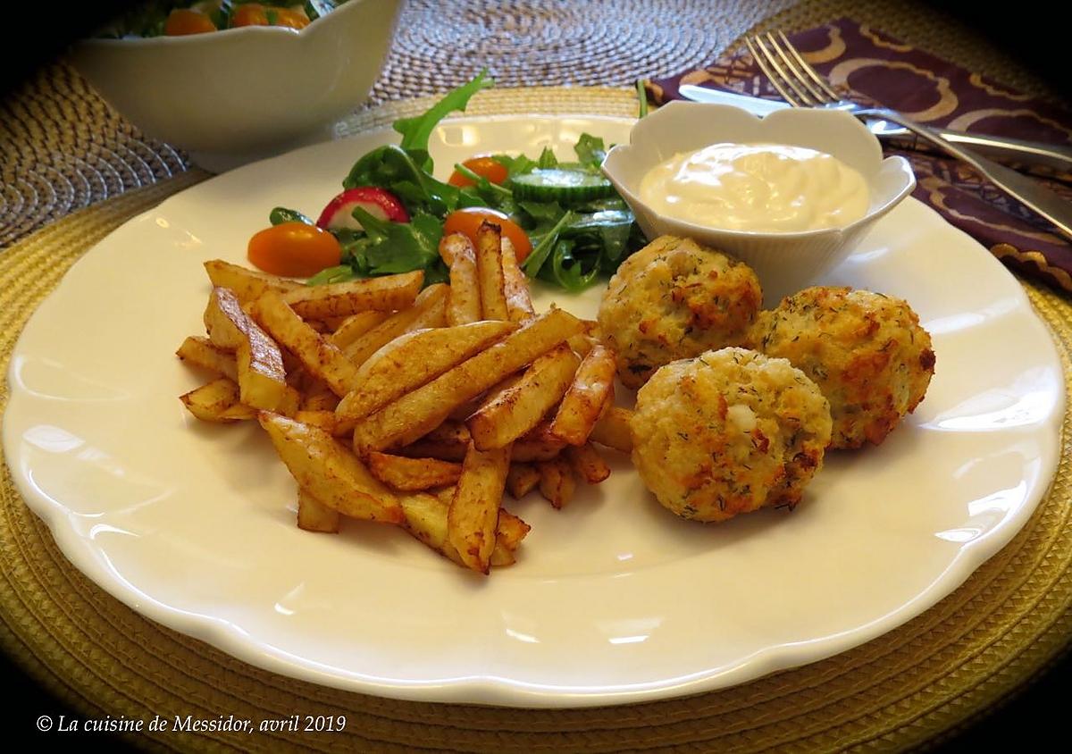 recette Boulettes aux deux poissons