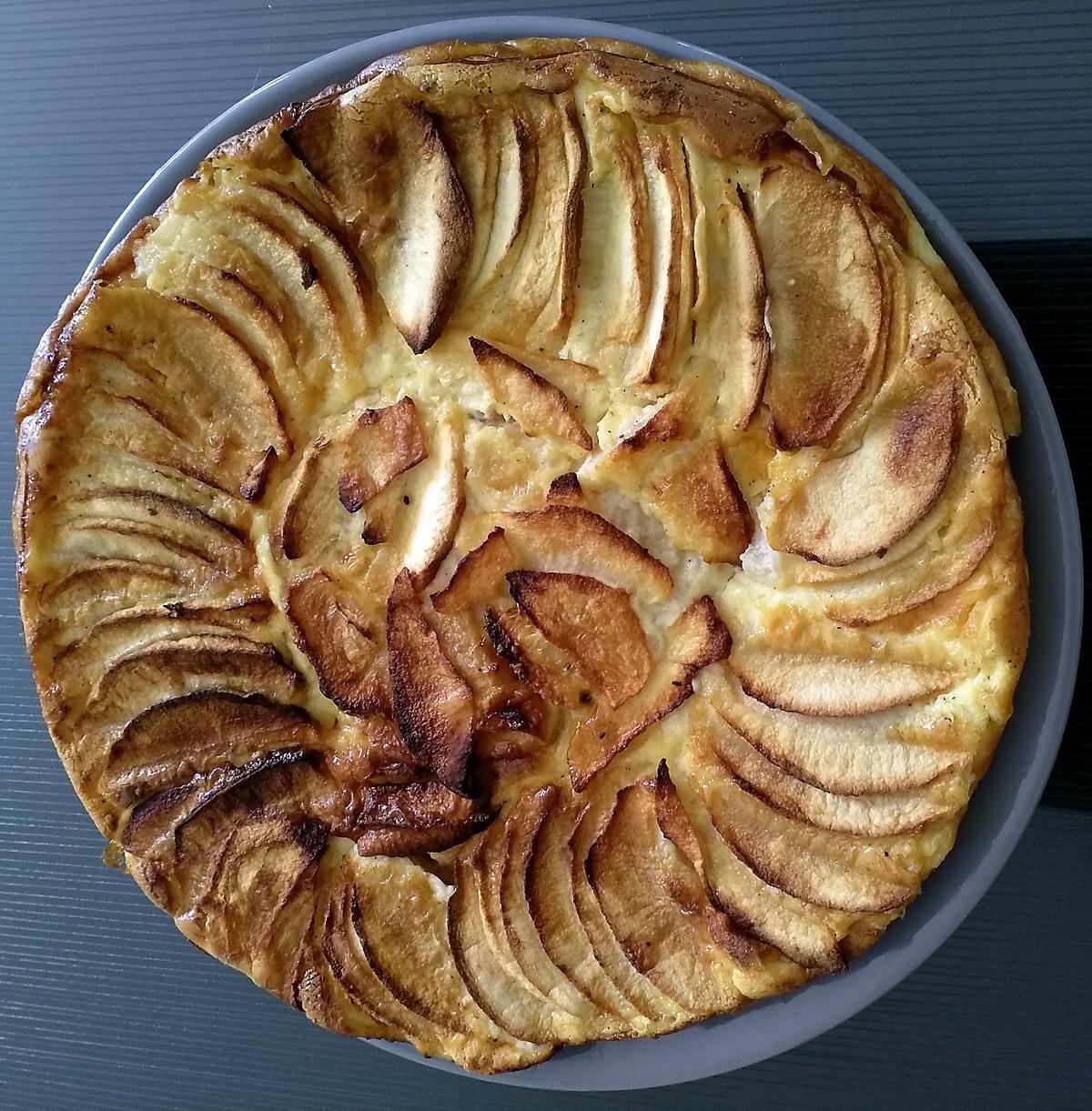 recette Flamusse aux pommes