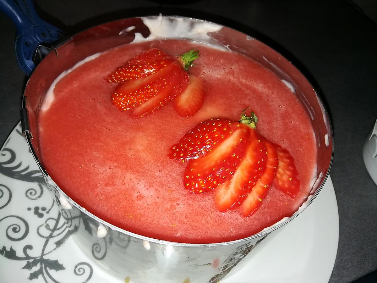 recette Bavarois fraise mascarpone