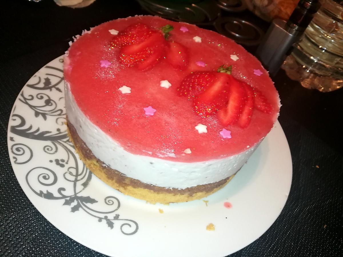 recette Bavarois fraise mascarpone