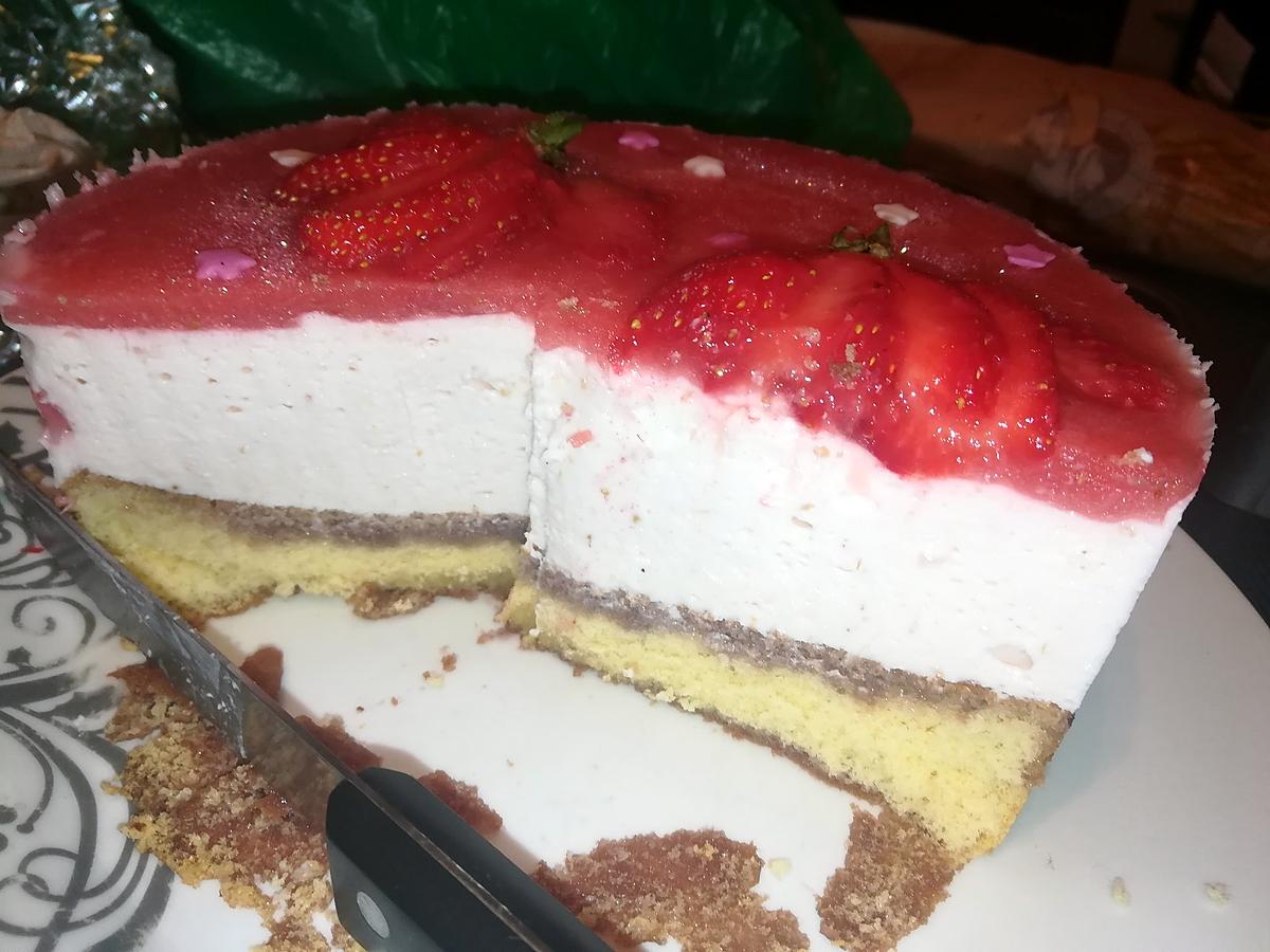 recette Bavarois fraise mascarpone