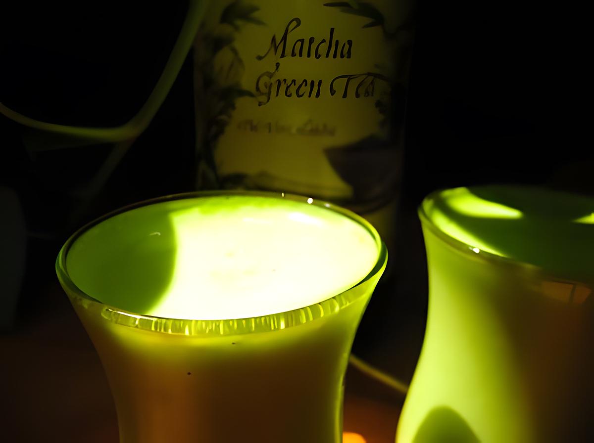 recette Yaourts parfumés au sirop matcha Monin