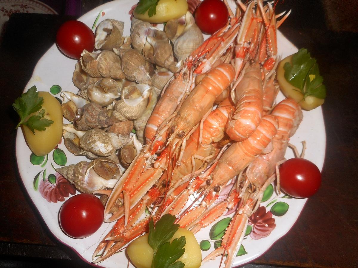 recette Langoustines et Bulots a l aoili