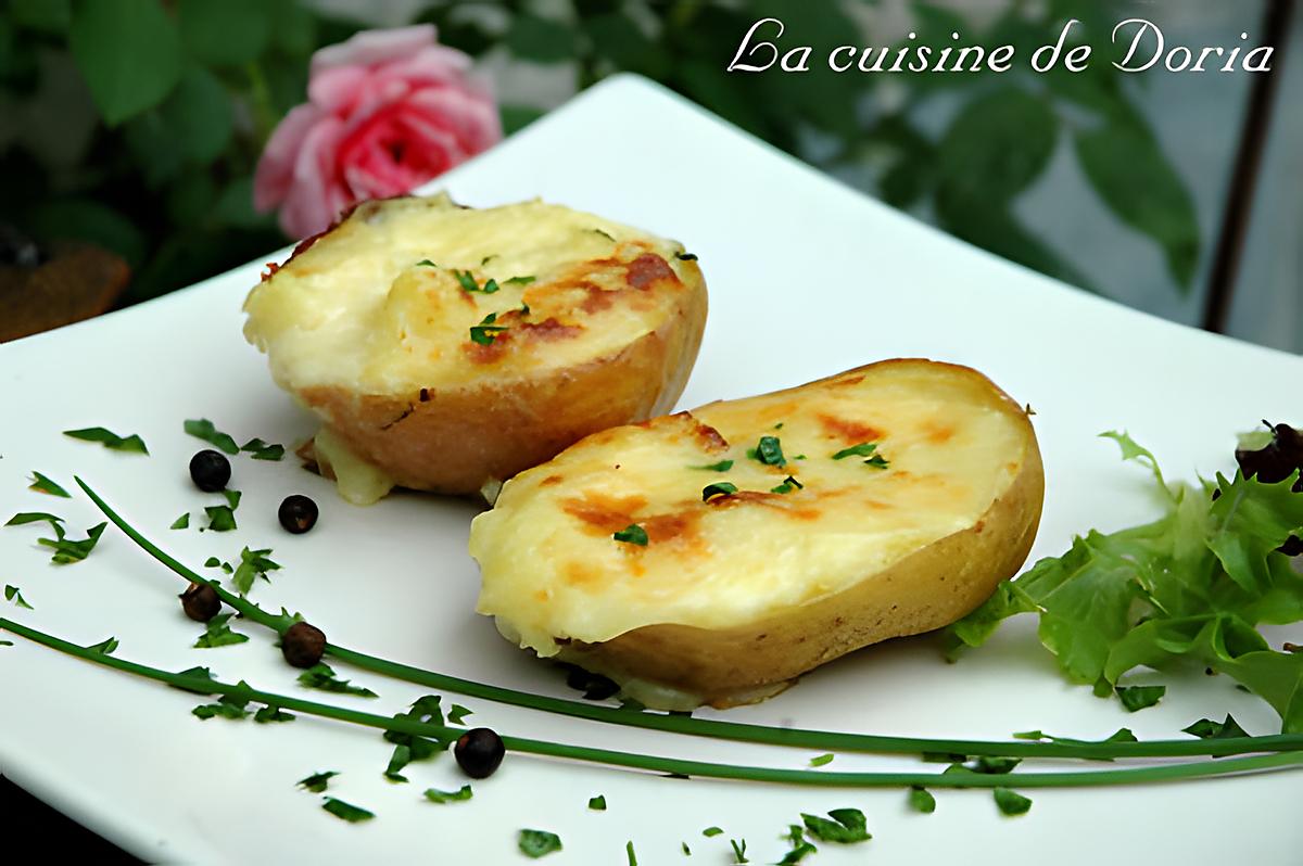 recette Pommes de terre farçies à la Tomme de Savoie