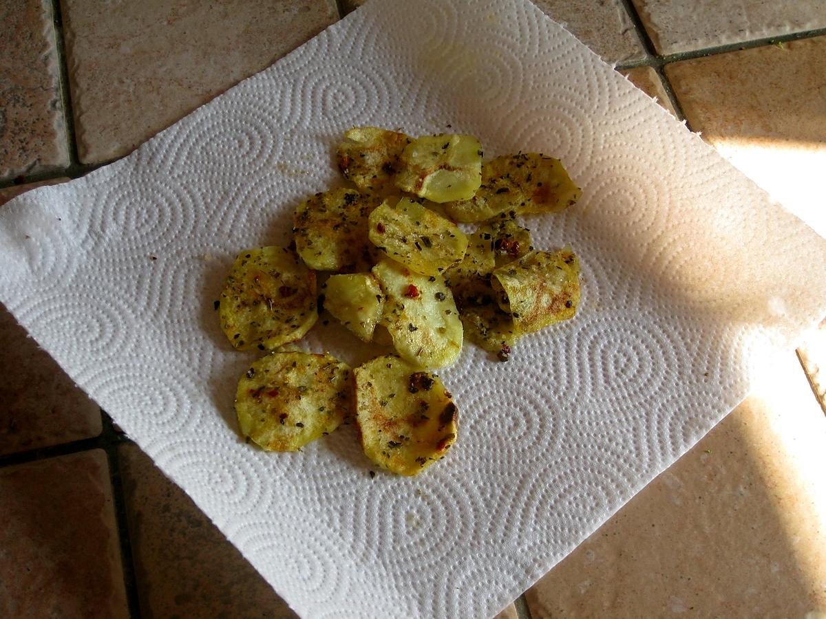 recette Chips légères au micro-ondes