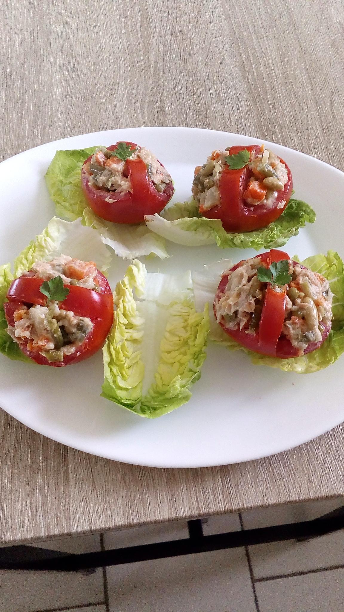 recette panier de tomates et sa garniture