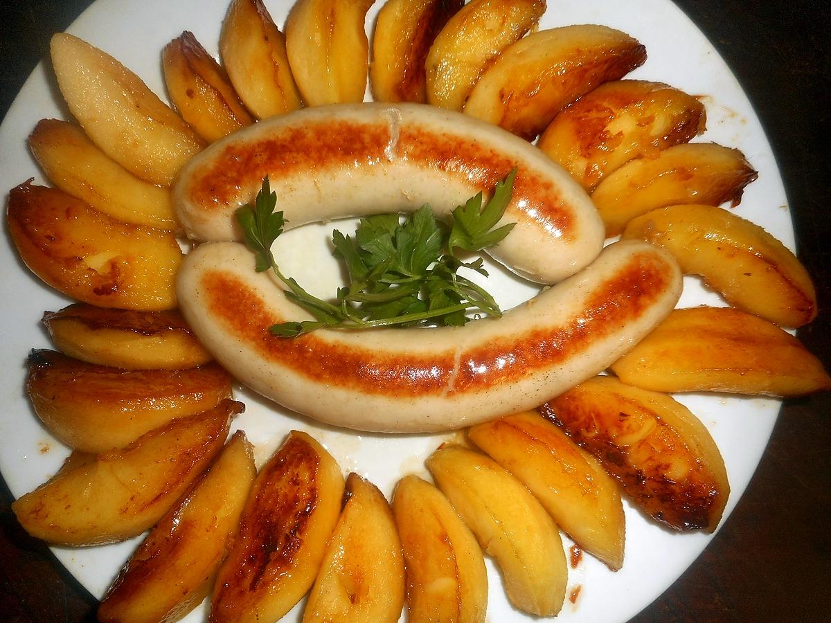 recette Boudin blanc de Rethel aux pommes