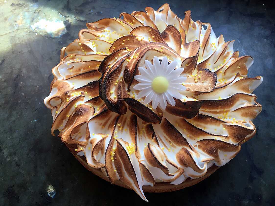 Tarte aux citrons meringuée
