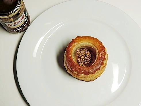 recette Vol au vent aux restes de poulet et champignons des bois