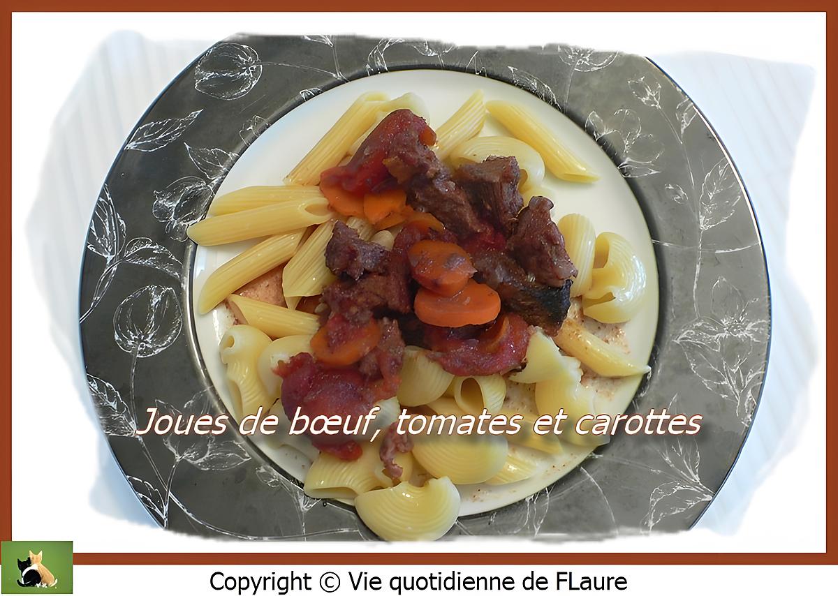 recette Joues de bœuf, tomates et carottes