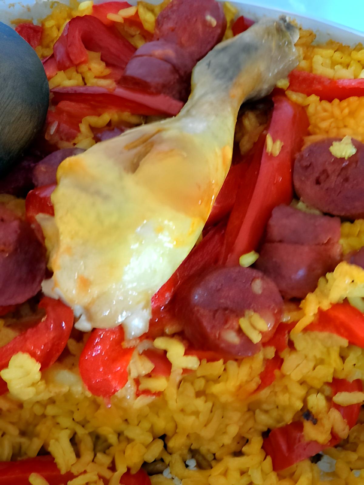 recette PAELLA FACILE ET RAPIDE