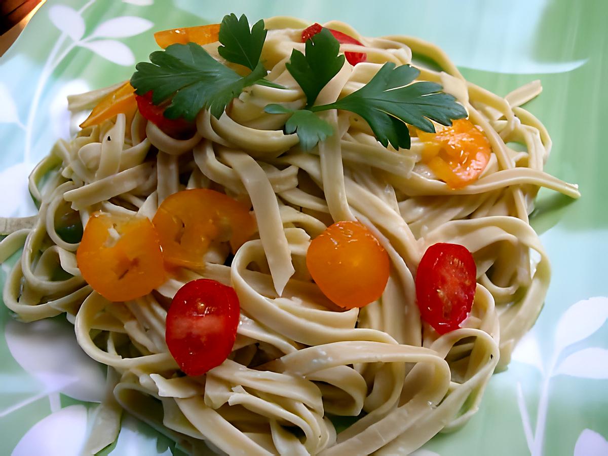 recette tagliatelles au beurre de roquefort