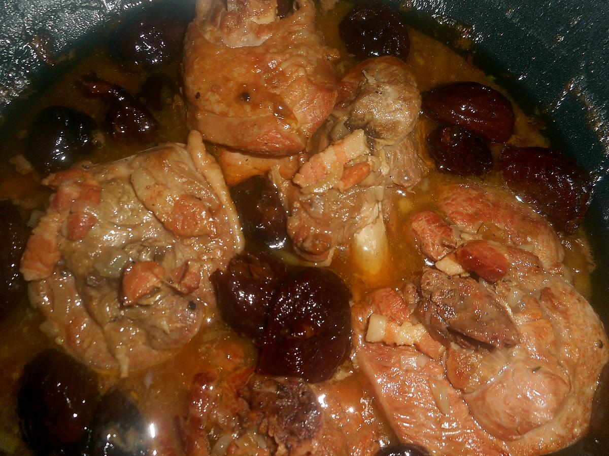 recette Osso bucco de dinde au cidre et aux pruneaux