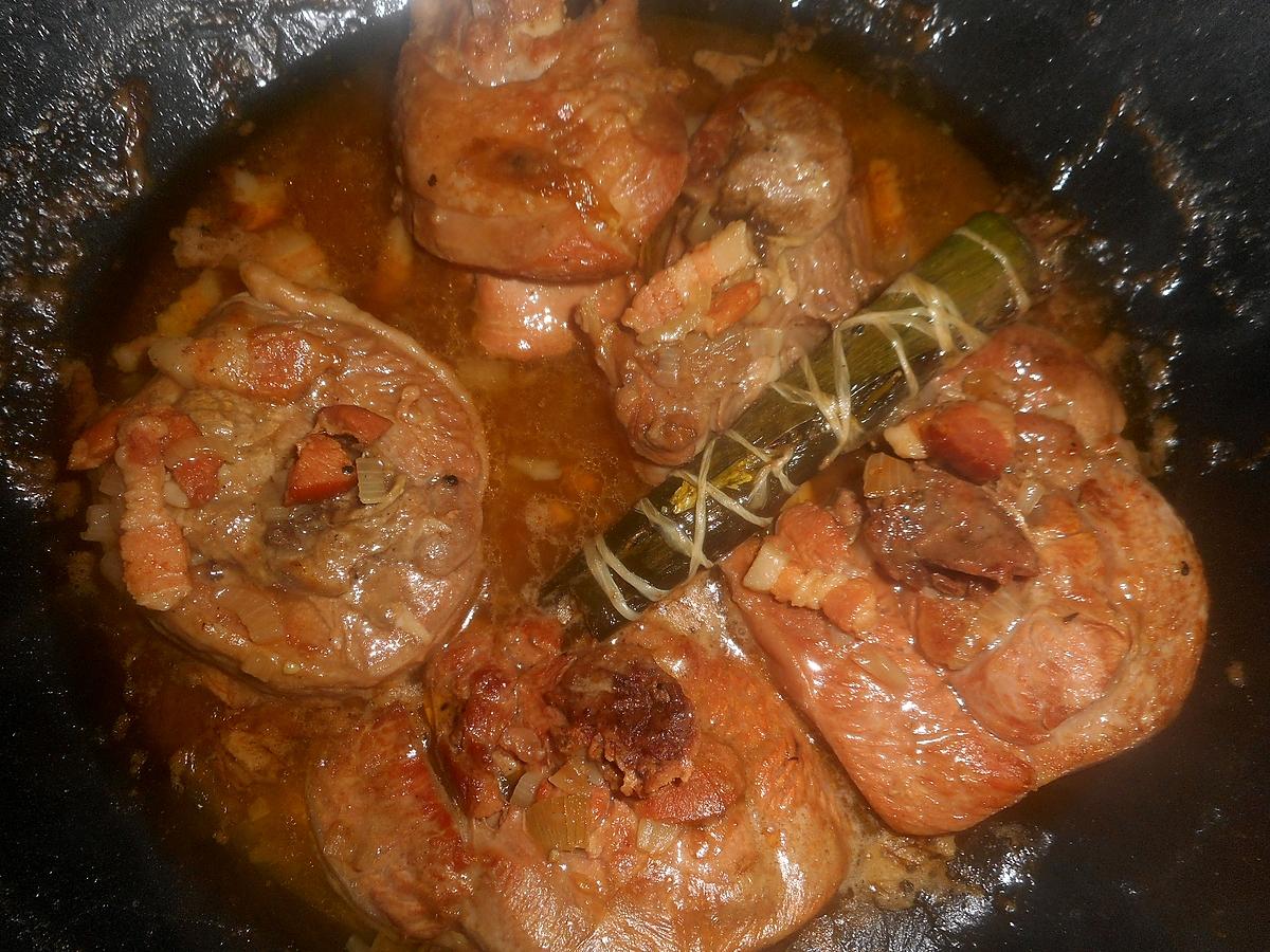 recette Osso bucco de dinde au cidre et aux pruneaux