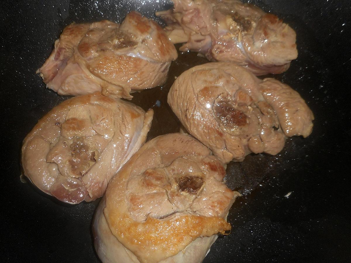 recette Osso bucco de dinde au cidre et aux pruneaux