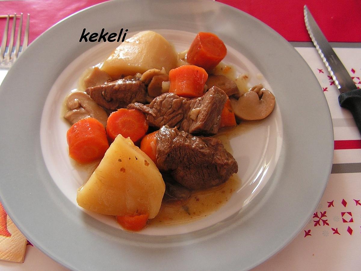 recette Bourguignon de bœuf au cookéo