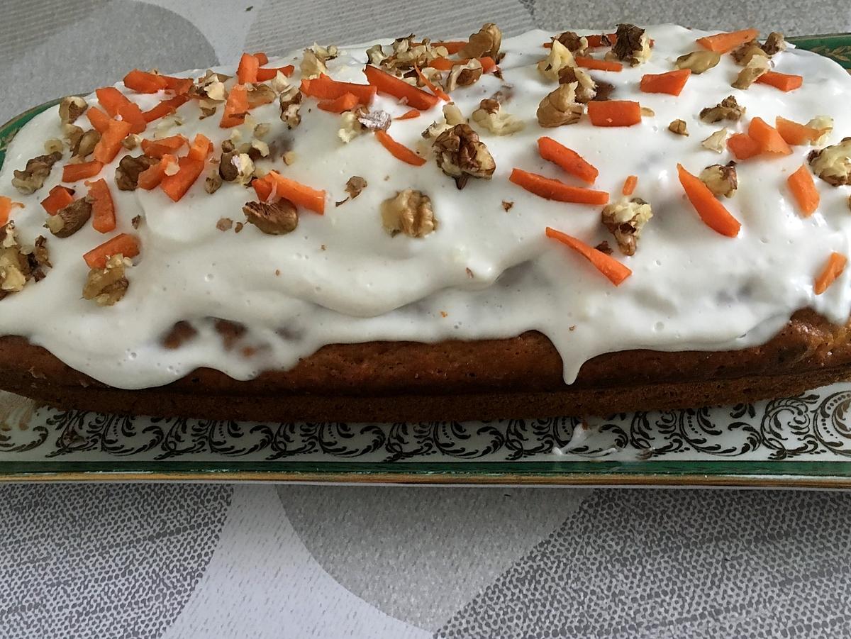 recette CARROT CAKE