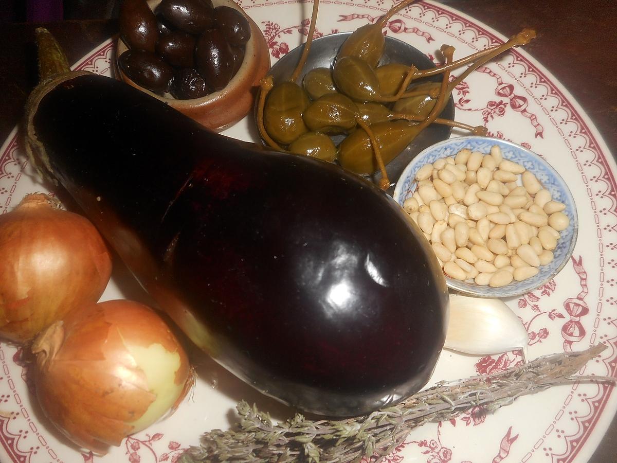 recette Espadon pates  sicilienne aux aubergines