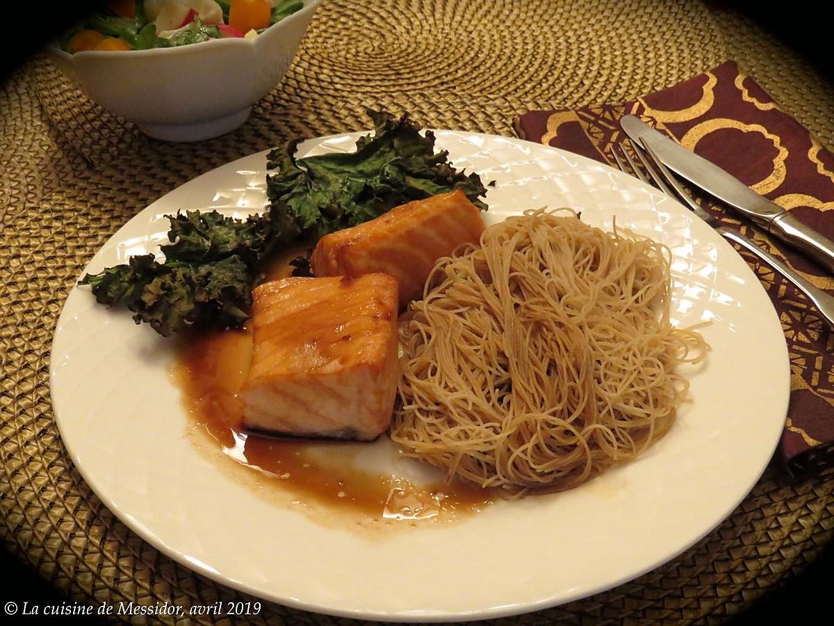 recette Saumon au four, sauce teriyaki maison +