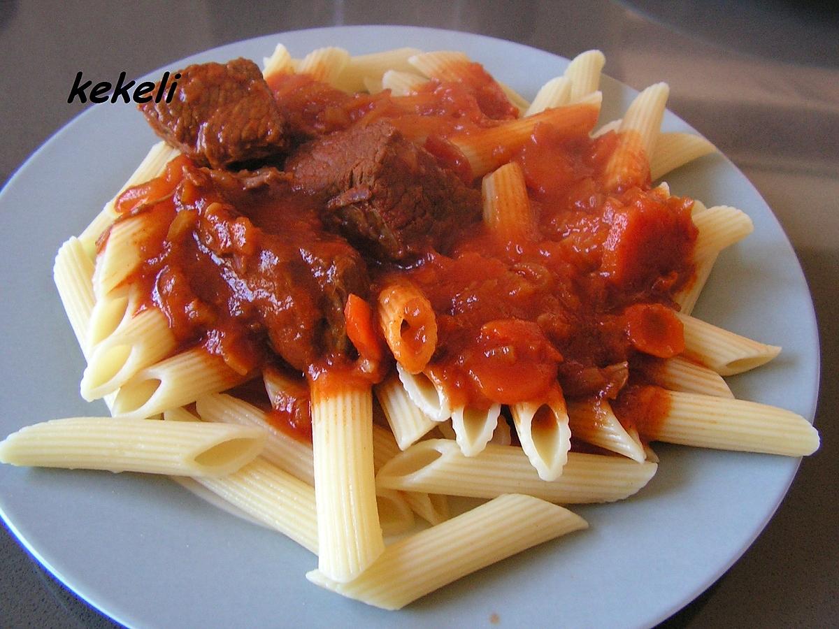 recette Bœuf à la tomate au cookéo