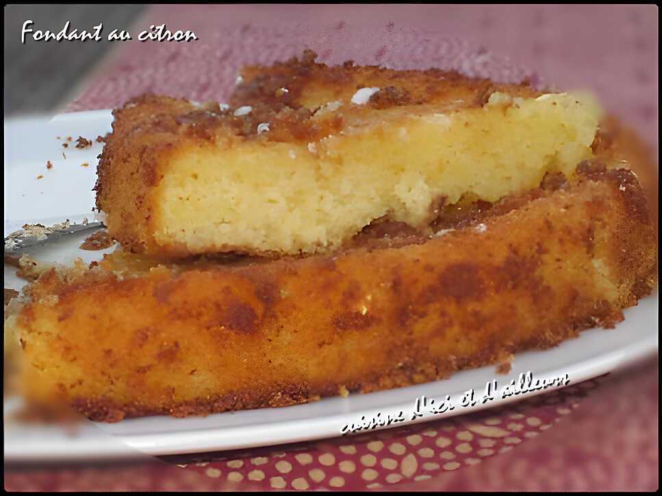 recette Fondant au citron