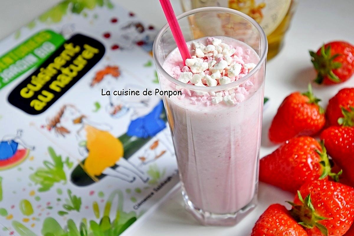 recette Boisson aux fraises et sirop de gingembre