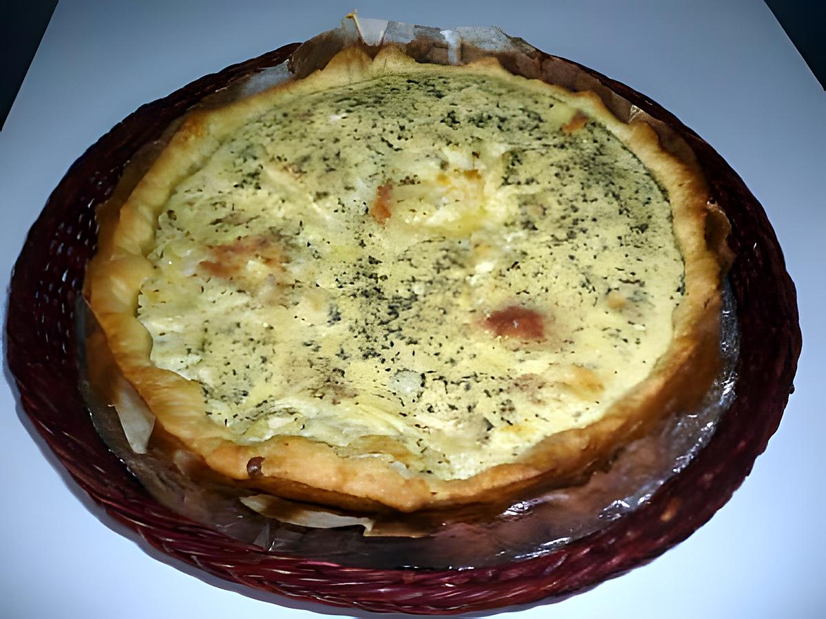 recette Quiche bleu/cantal