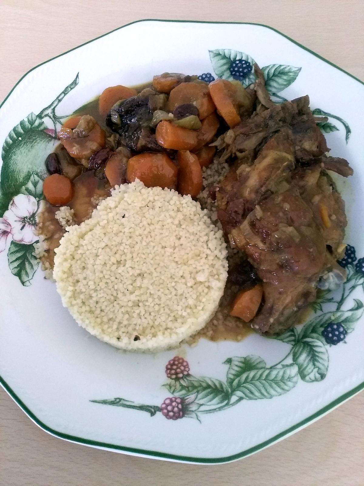 recette Tajine de lapin