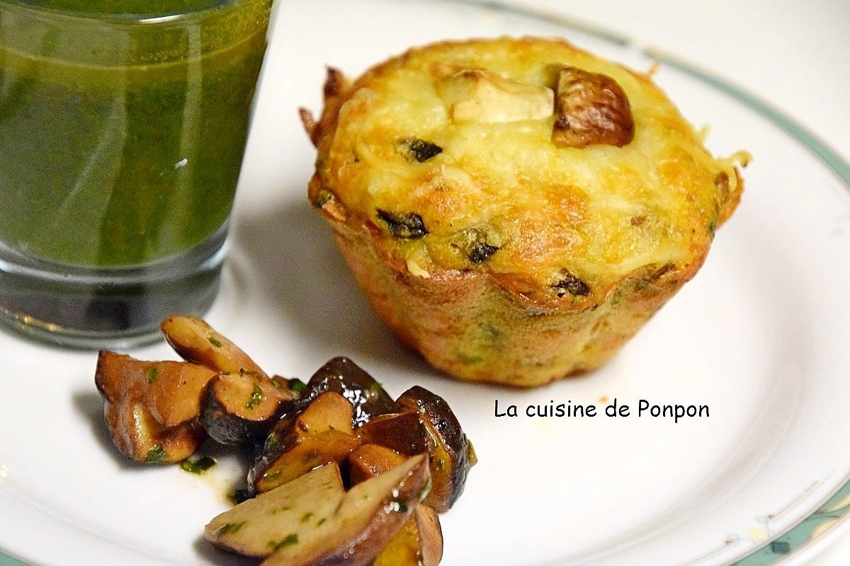 recette Muffin aux champignons des bois