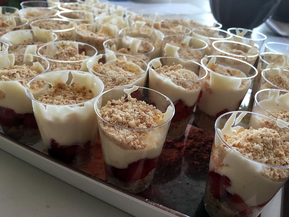 recette Tiramisu fraise