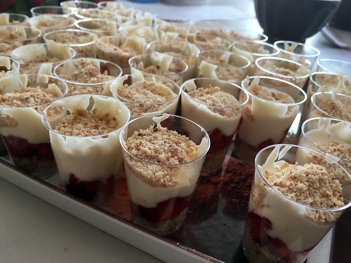 recette Tiramisu fraise