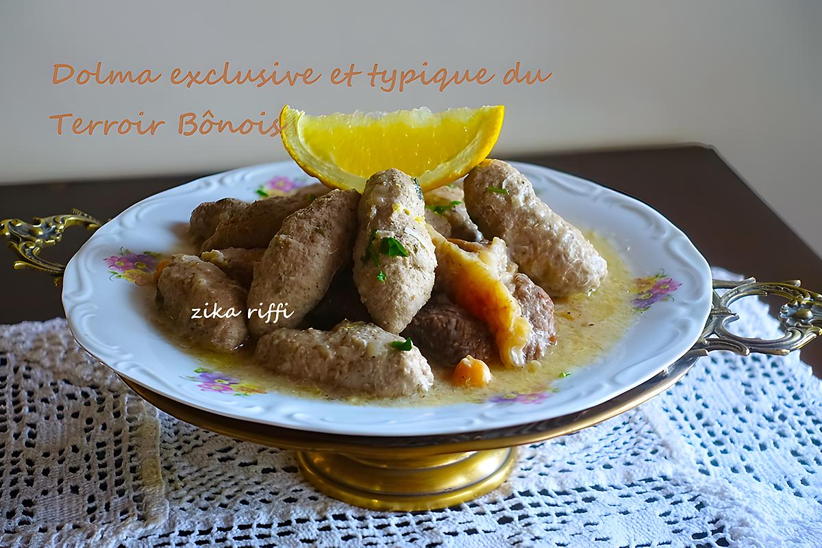 recette DOLMA LHAM MKAFET / TERROIR BÔNOIS