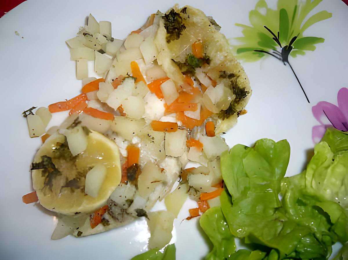 recette Papillote de carrelet