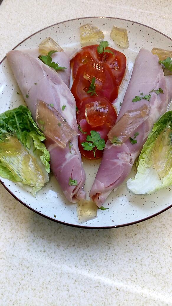 Recette de de jambon en gelée