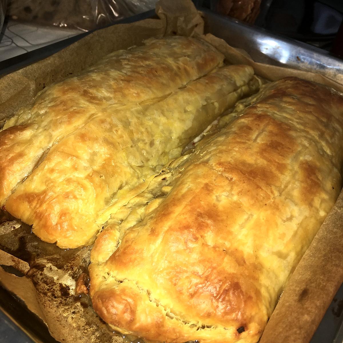 recette Rôti de bœuf en croûte feuilleté