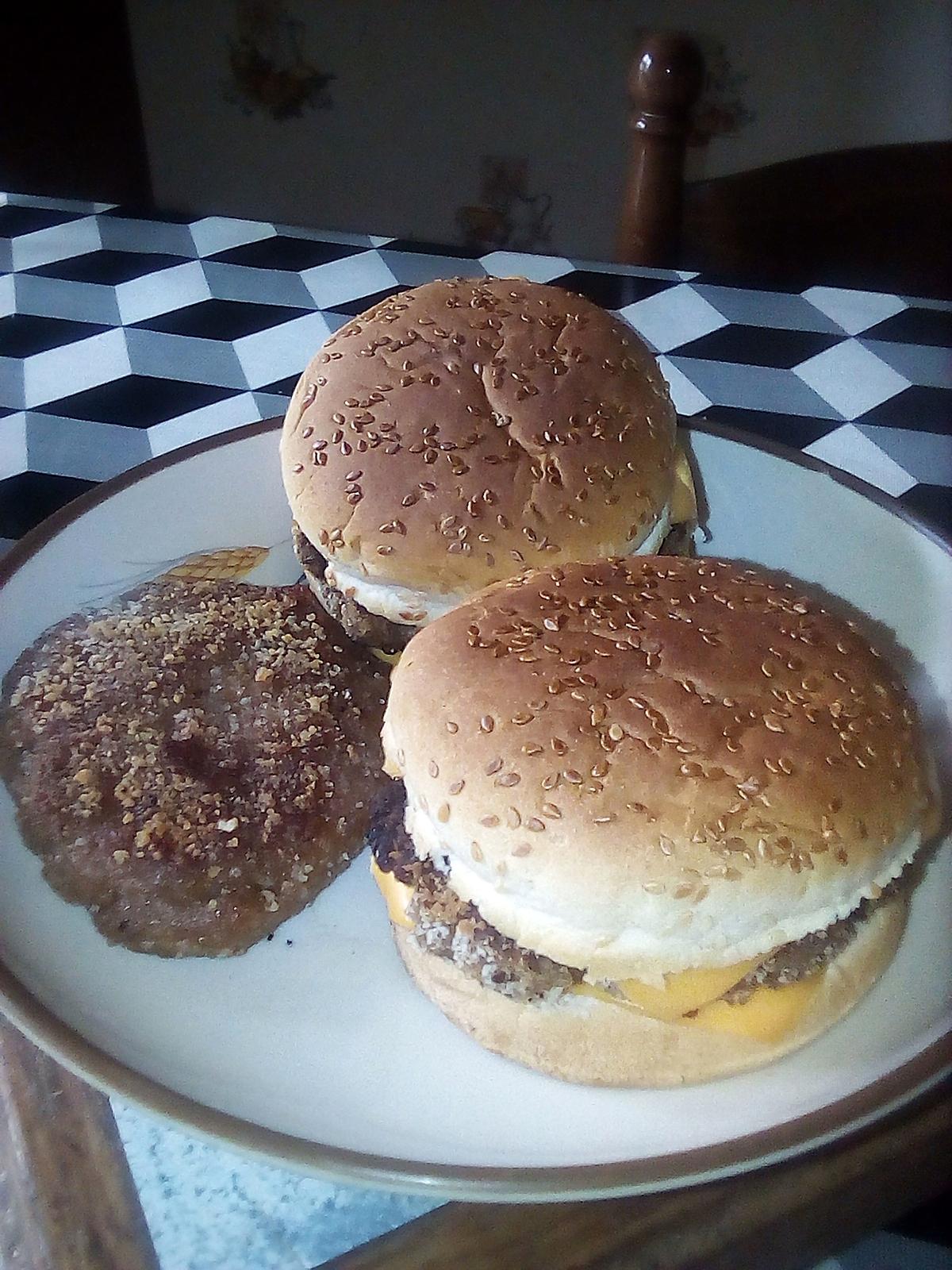 recette hamburger de thon