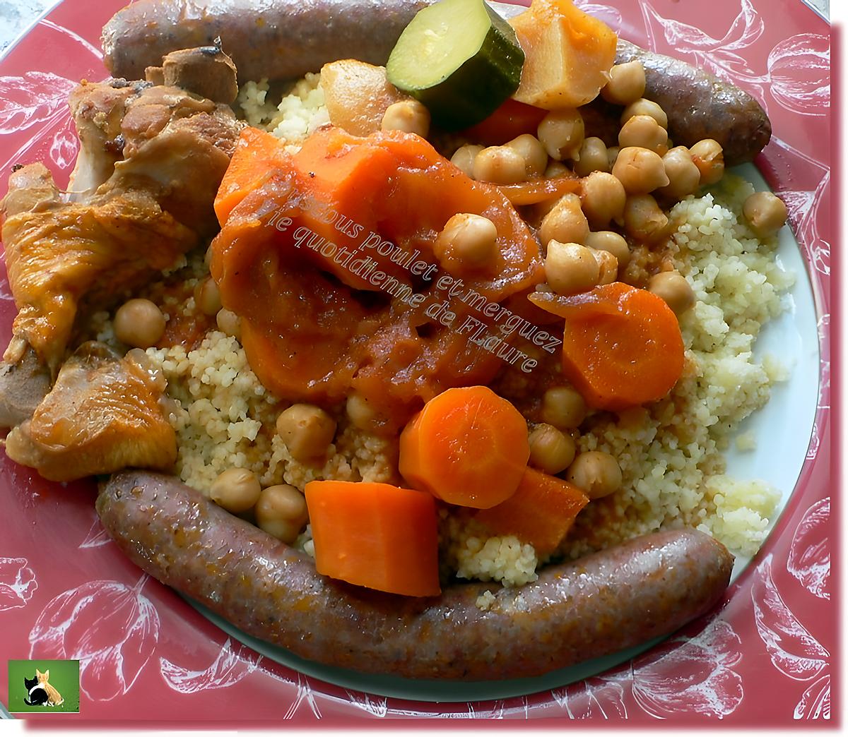 recette Couscous au poulet et merguez