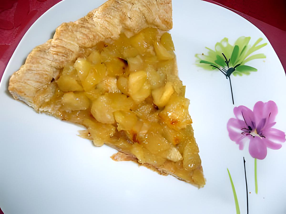 recette Tarte chaude au miel