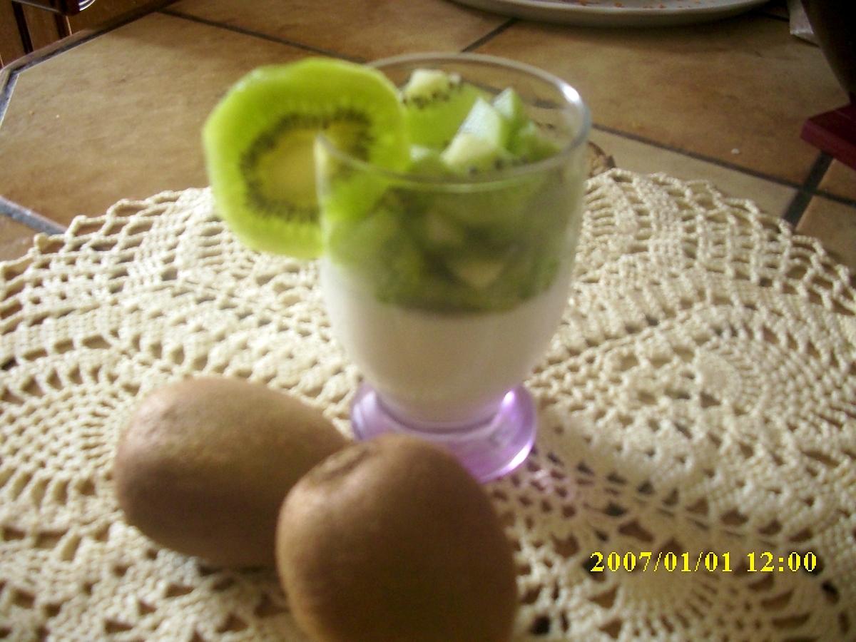 recette panna cotta aux kiwis