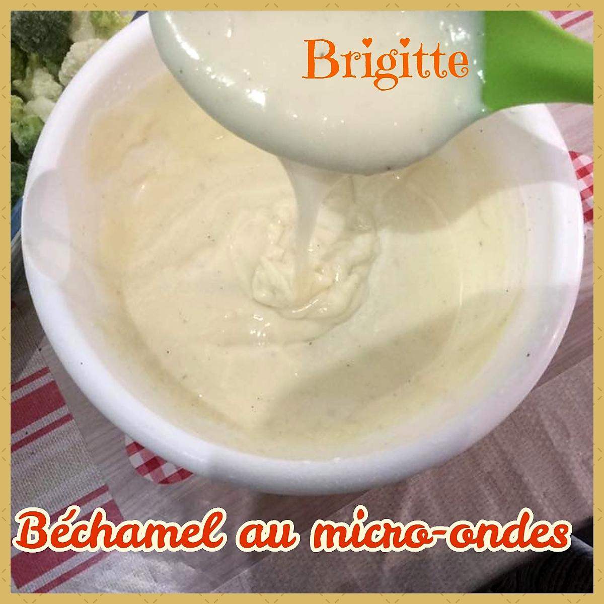 recette BÉCHAMEL AU MICRO ONDES