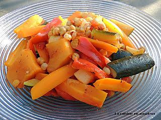 recette Légumes aux épices orientales
