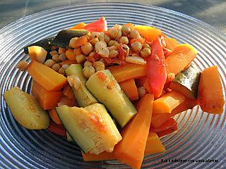 recette Légumes aux épices orientales