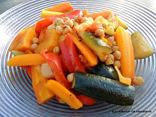 recette Légumes aux épices orientales