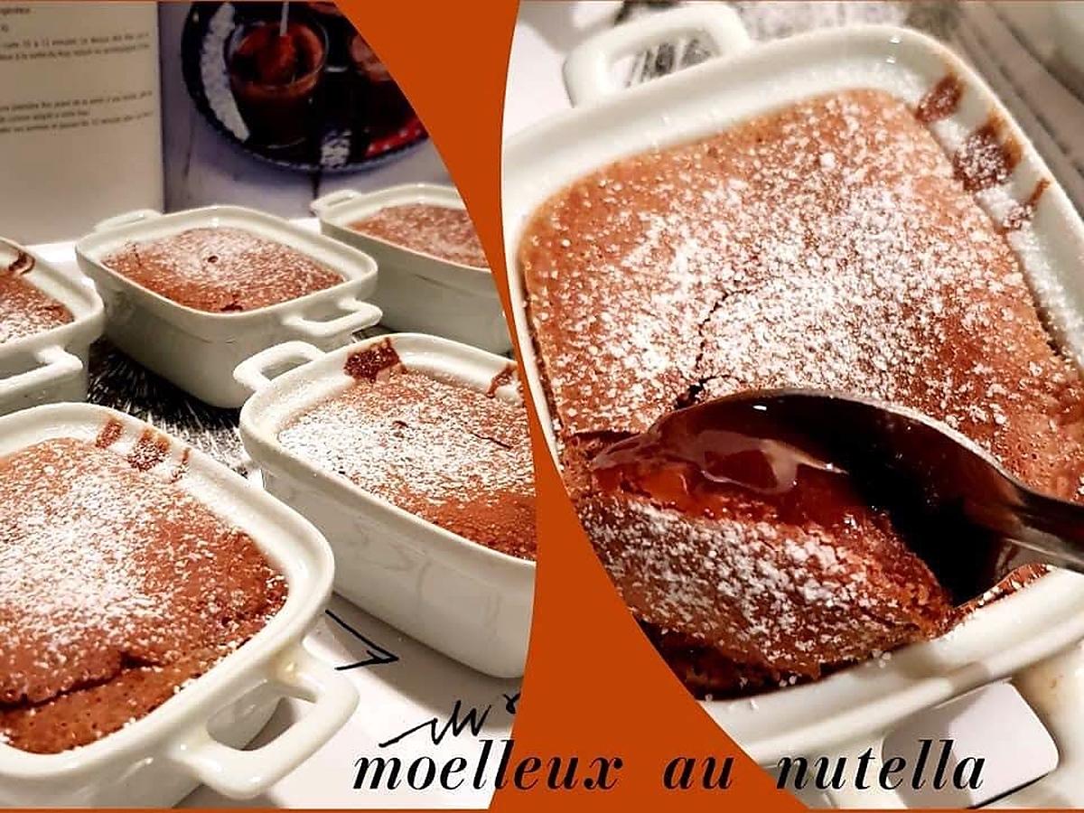 recette Moelleux au nutella version verrines