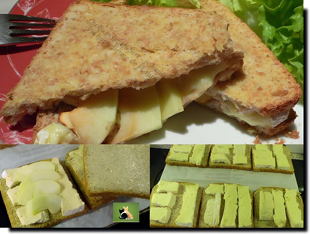 recette Croque camembert - pomme