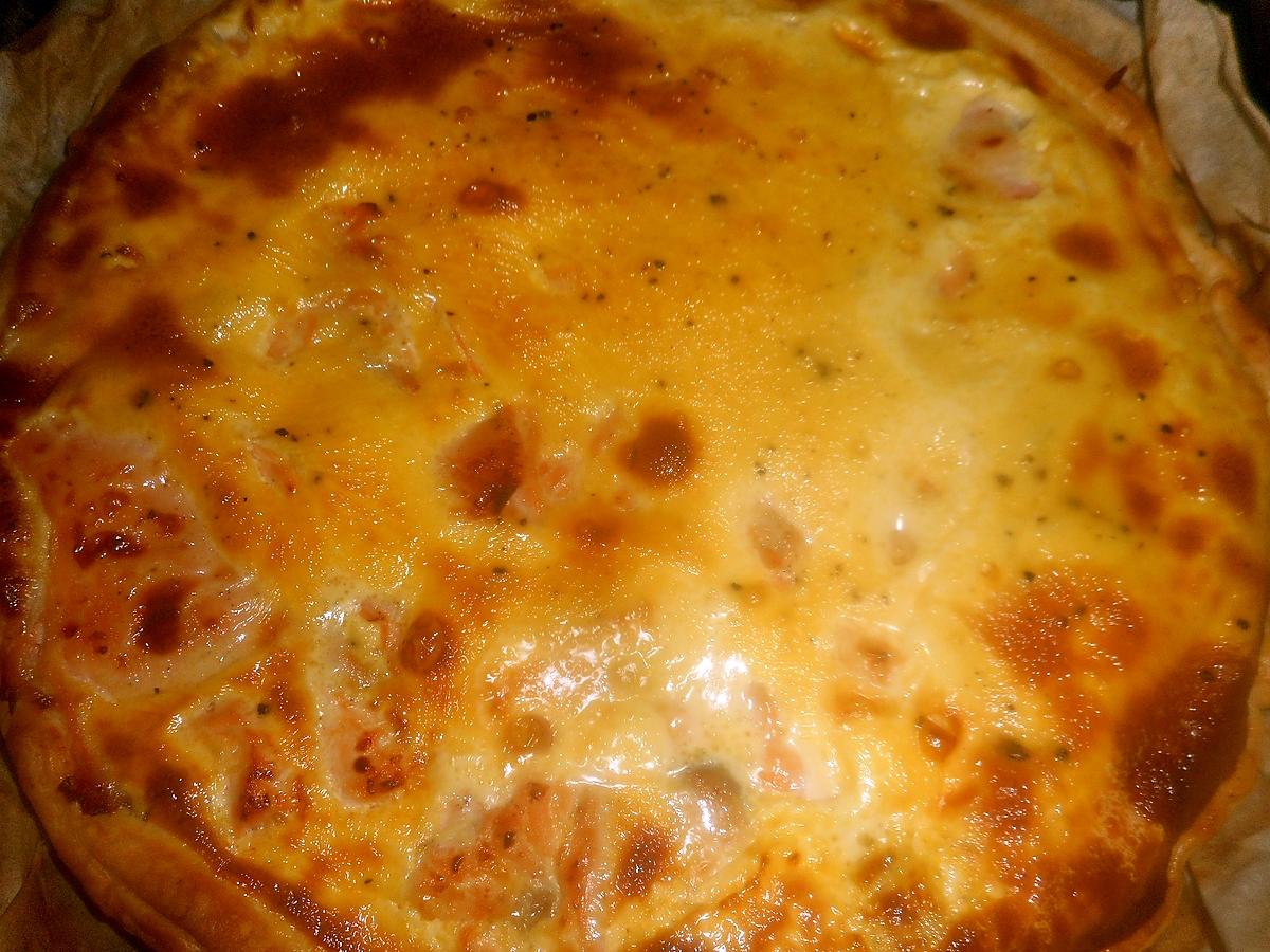 recette Quiche aux deux saumons