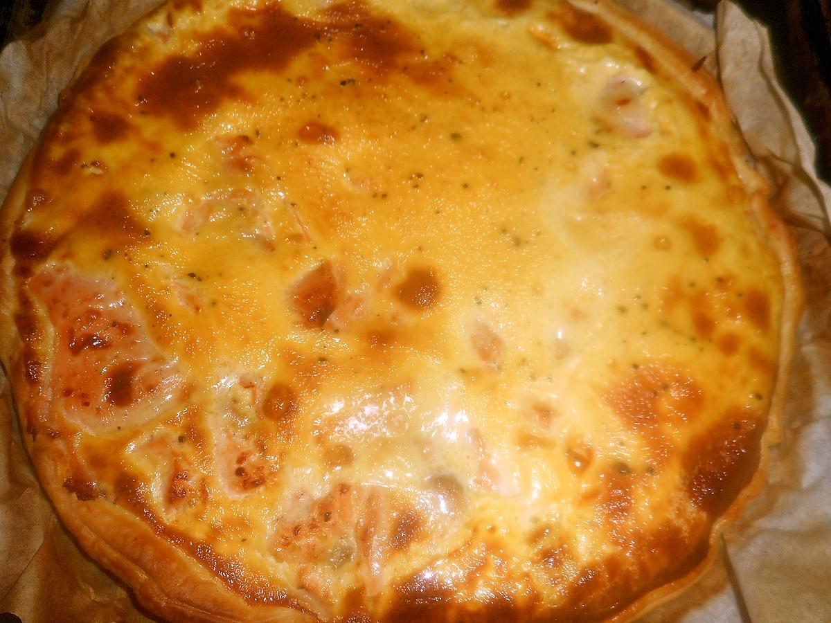 recette Quiche aux deux saumons