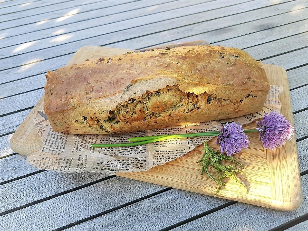 recette Cake aux Orties, Ciboulette et Origan